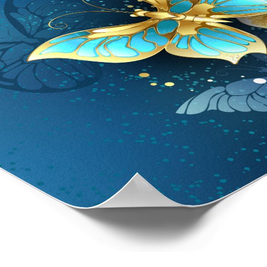 金蝶 ポスター (角)