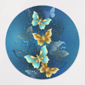 金蝶 ラベル (デザイン2)