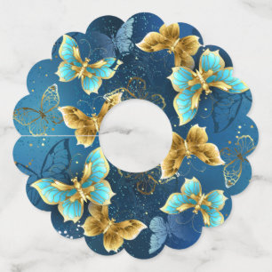 金蝶 ワイングラスタグ