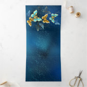 金蝶 三つ折りカード (内部)