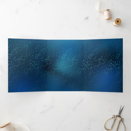 金蝶 三つ折り案内状 (内部)