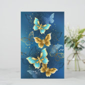 金蝶 便箋 (スタンド正面)