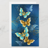 金蝶 便箋 (正面/裏面)