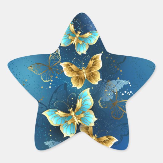 金蝶 星シール (正面)