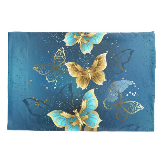 金蝶 枕カバー (裏面)