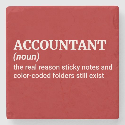 金融おたくユーモア ストーンコースター (正面)