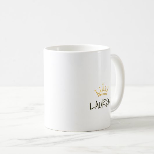 金融おもしろい分隊パーソナライズされた コーヒーマグカップ (正面右)