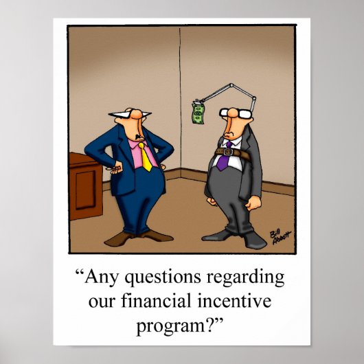 金融おもしろい奨励計画ポスター ポスター (正面)