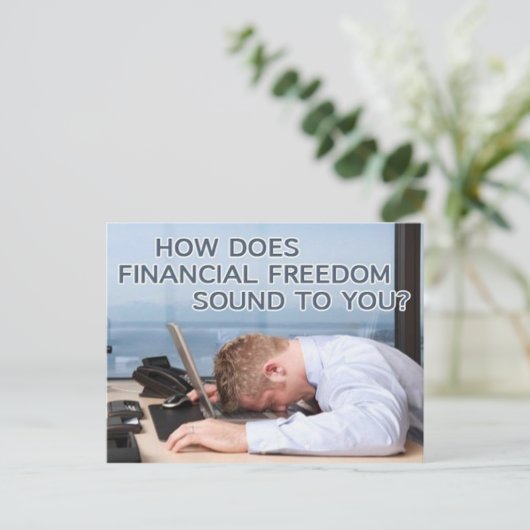 金融の自由 – はがき (スタンド正面)