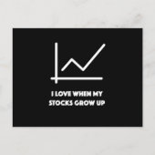 金融は投資を行う ポストカード (正面)