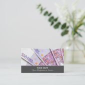 金融エレガント専門家向け名刺 名刺 (スタンド正面)