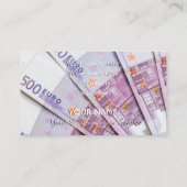 金融エレガント専門家向け名刺 名刺 (裏面)