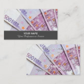 金融エレガント専門家向け名刺 名刺 (正面/裏面)