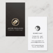 金融コンサルタント金融資金 名刺 (正面/裏面)