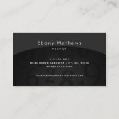 金融サービスのロゴ名刺 名刺 (裏面)