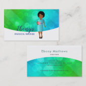 金融サービスのロゴ名刺 名刺 (正面/裏面)