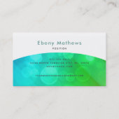 金融サービスのロゴ名刺 名刺 (裏面)