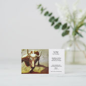 金融サービスの名刺 名刺 (スタンド正面)