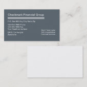 金融サービス 名刺 (正面/裏面)