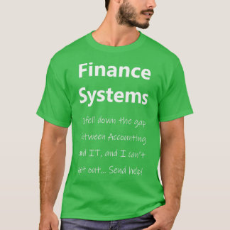 金融システムのギャップ Tシャツ