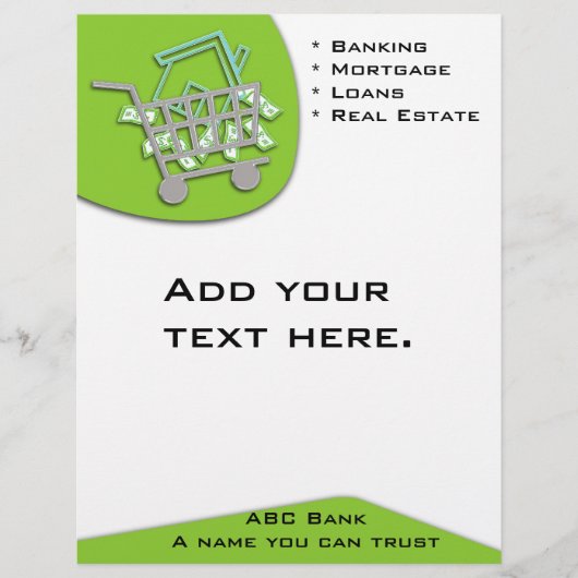 金融フライヤー チラシ (正面)