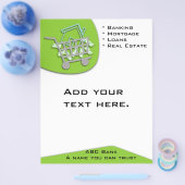 金融フライヤー チラシ (シングル)