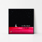 金融ポスターアート会計事務所ブラックとレッド ポスター