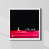 金融ポスターアート会計事務所ブラックとレッド ポスター