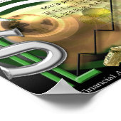 金融リテラシーのポスターを支持する ポスター (角)