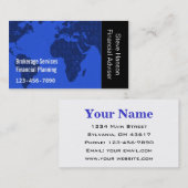 金融投資事業会社 名刺 (正面/裏面)