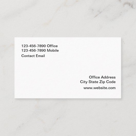 金融投資顧問官 名刺 (裏面)