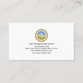 金融指数株式取引グラフマネーマーケット 名刺 (裏面)