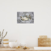 金融新聞の魚の高観 ポスター (キッチン)