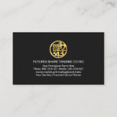 金融波数取引 名刺 (裏面)