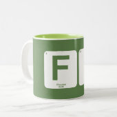 金融独立周期表 ツートーンマグカップ (正面左)