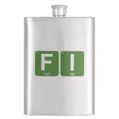 金融独立周期表 フラスク (正面)