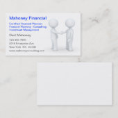 金融相談保険募集人 名刺 (正面/裏面)