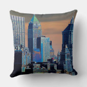 金融街ロワーマンハッタンポスター クッション (裏面)