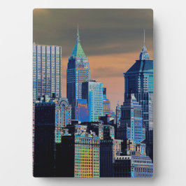 金融街ロワーマンハッタンポスター フォトプラーク