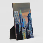 金融街ロワーマンハッタンポスター フォトプラーク (側面)