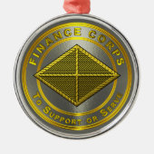 金融隊 メタルオーナメント (正面)