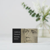 金融/銀行業務 名刺 (スタンド正面)