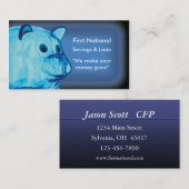 金融/銀行業務 名刺 (正面/裏面)