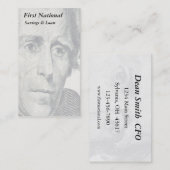 金融/銀行業務 名刺 (正面/裏面)