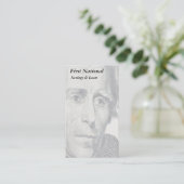 金融/銀行業務 名刺 (スタンド正面)