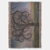 金螺線形の木#3 スローブランケット (正面縦)