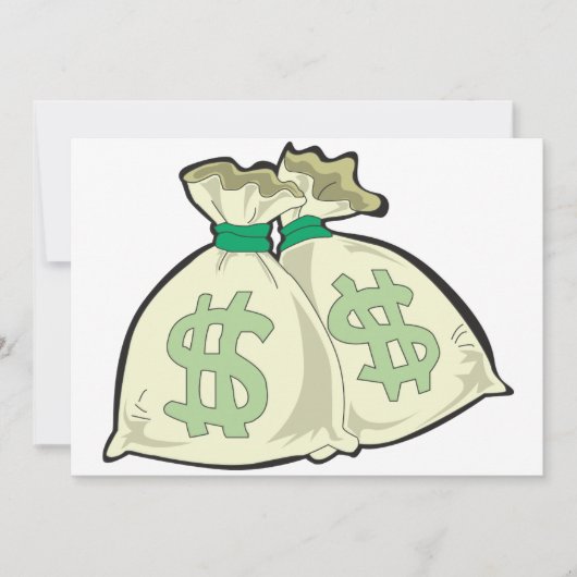 金袋の招待状 招待状 (正面)