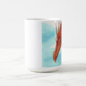 金褐色のドラゴンのマグ コーヒーマグカップ (中央)