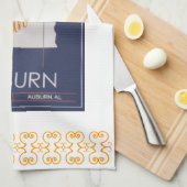 金褐色の皿タオル キッチンタオル (四つ折り)