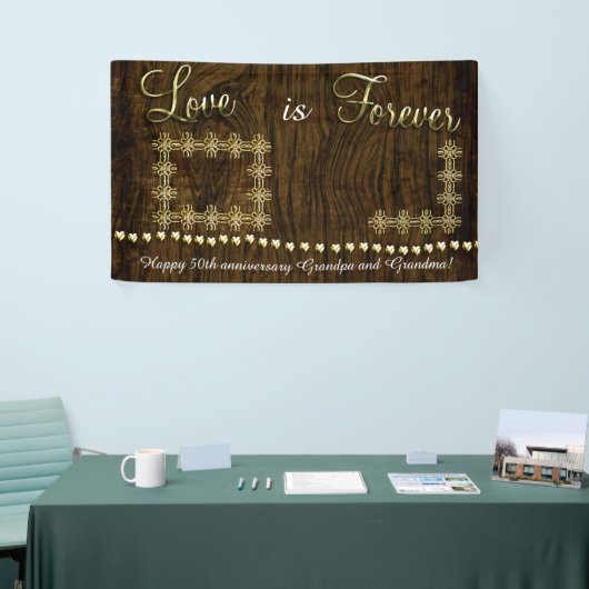 金記念日の旗 横断幕 (トレードショー)